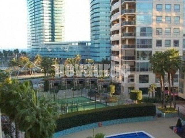 113 sqm flat with pool, views and terrace for rent in Diagonal Mar/Front Marítim del Poblenou, Barcelona